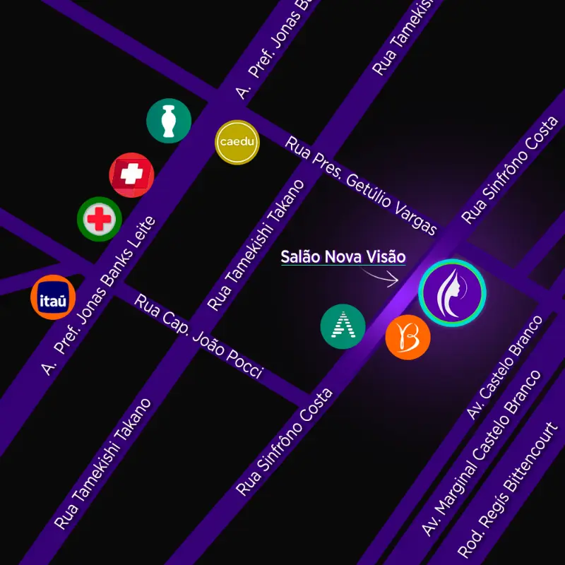 Mapa da localização